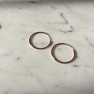 Mejuri Large 14k Yellow Gold Hoops